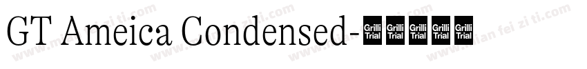 GT Ameica Condensed字体转换